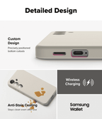 Estuche para Galaxy S25 - Ringke Silicone Magnetic