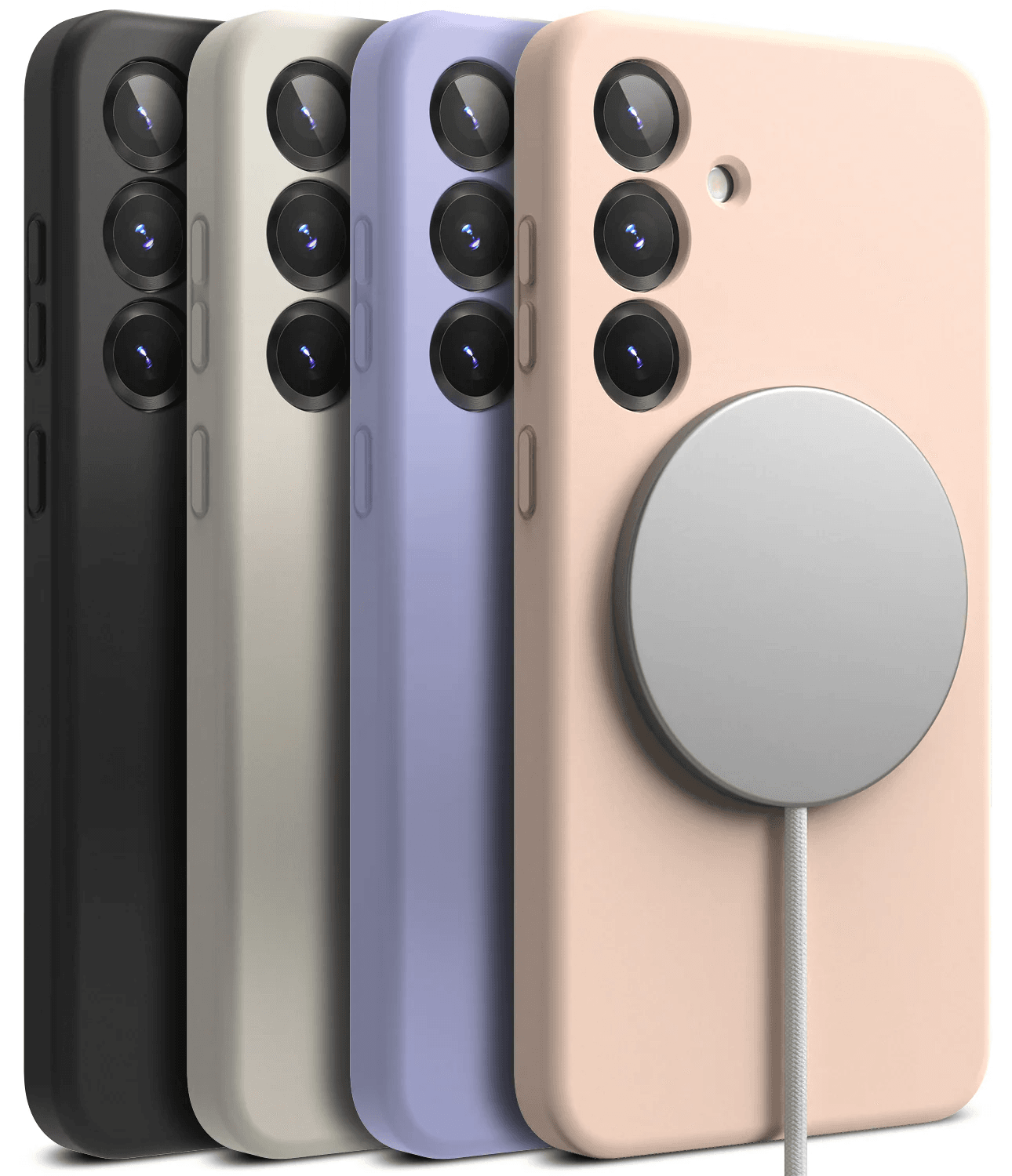 Estuche para Galaxy S25 - Ringke Silicone Magnetic