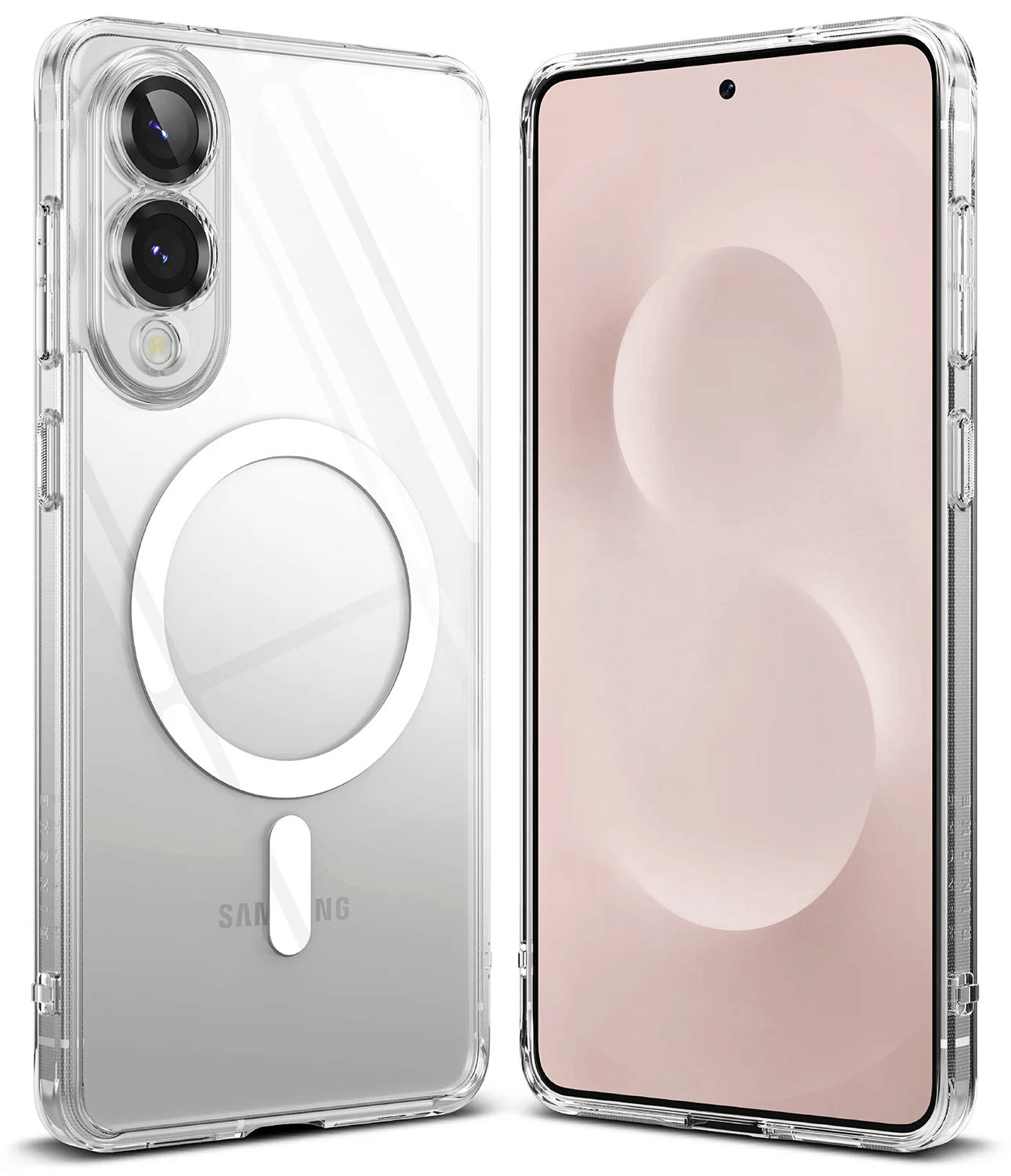 Estuche para Galaxy S25 Edge - Ringke Fusion Magnetic Transparente