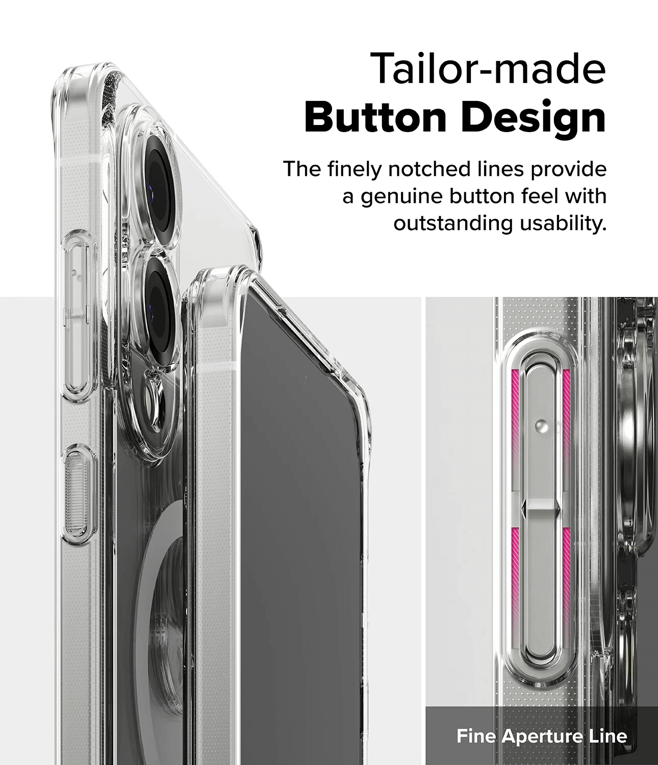 Estuche para Galaxy S25 Edge - Ringke Fusion Magnetic Transparente