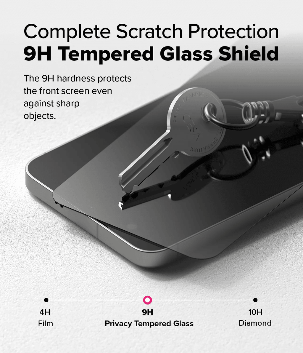 Protector de Pantalla para Galaxy S25 Plus - Ringke Easy Slide Privacy Tempered Glass (Pack de 2)