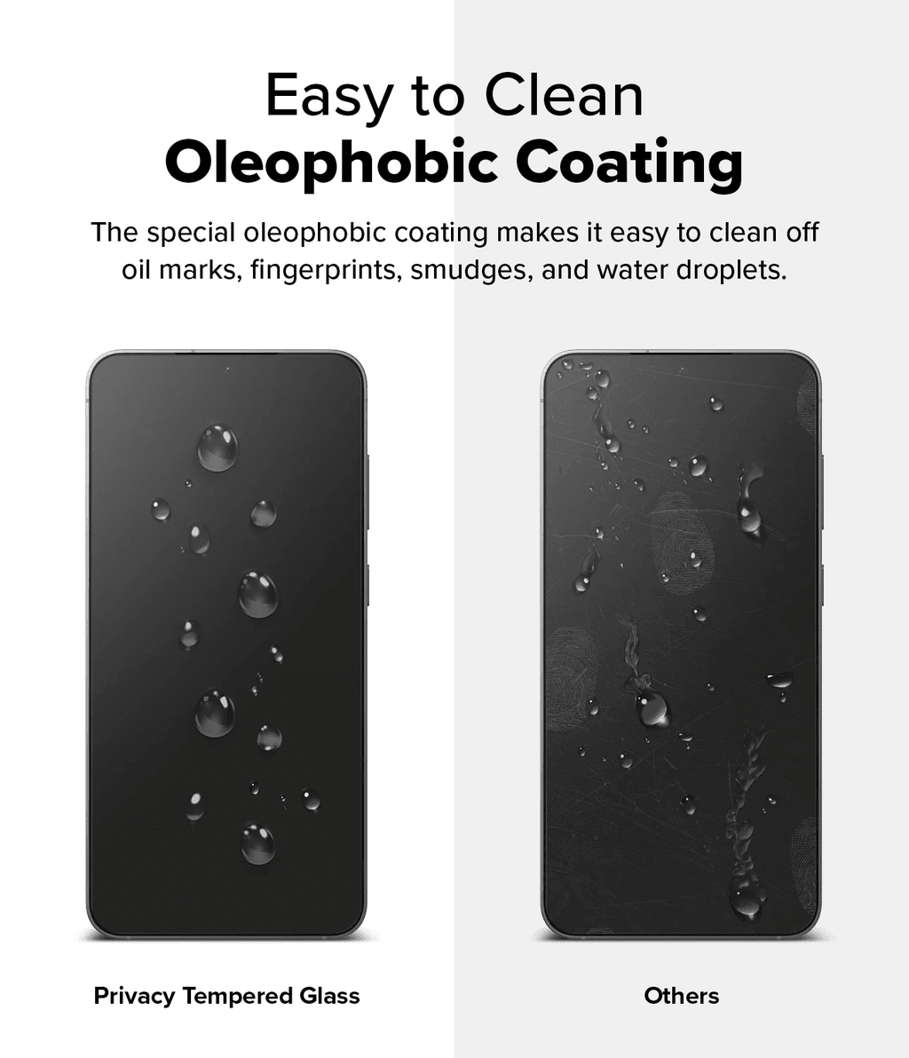 Protector de Pantalla para Galaxy S25 Plus - Ringke Easy Slide Privacy Tempered Glass (Pack de 2)