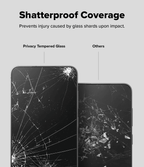 Protector de Pantalla para Galaxy S25 Plus - Ringke Easy Slide Privacy Tempered Glass (Pack de 2)