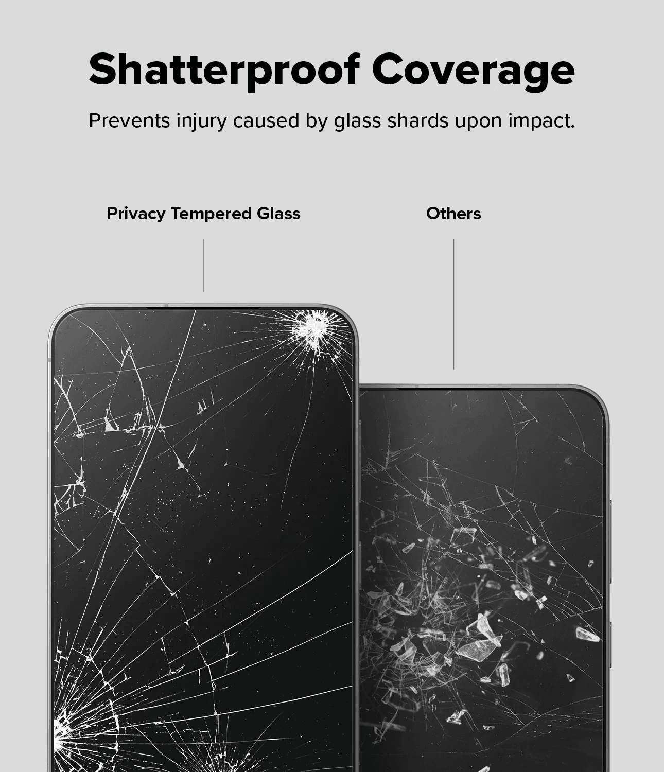 Protector de Pantalla para Galaxy S25 Plus - Ringke Easy Slide Privacy Tempered Glass (Pack de 2)