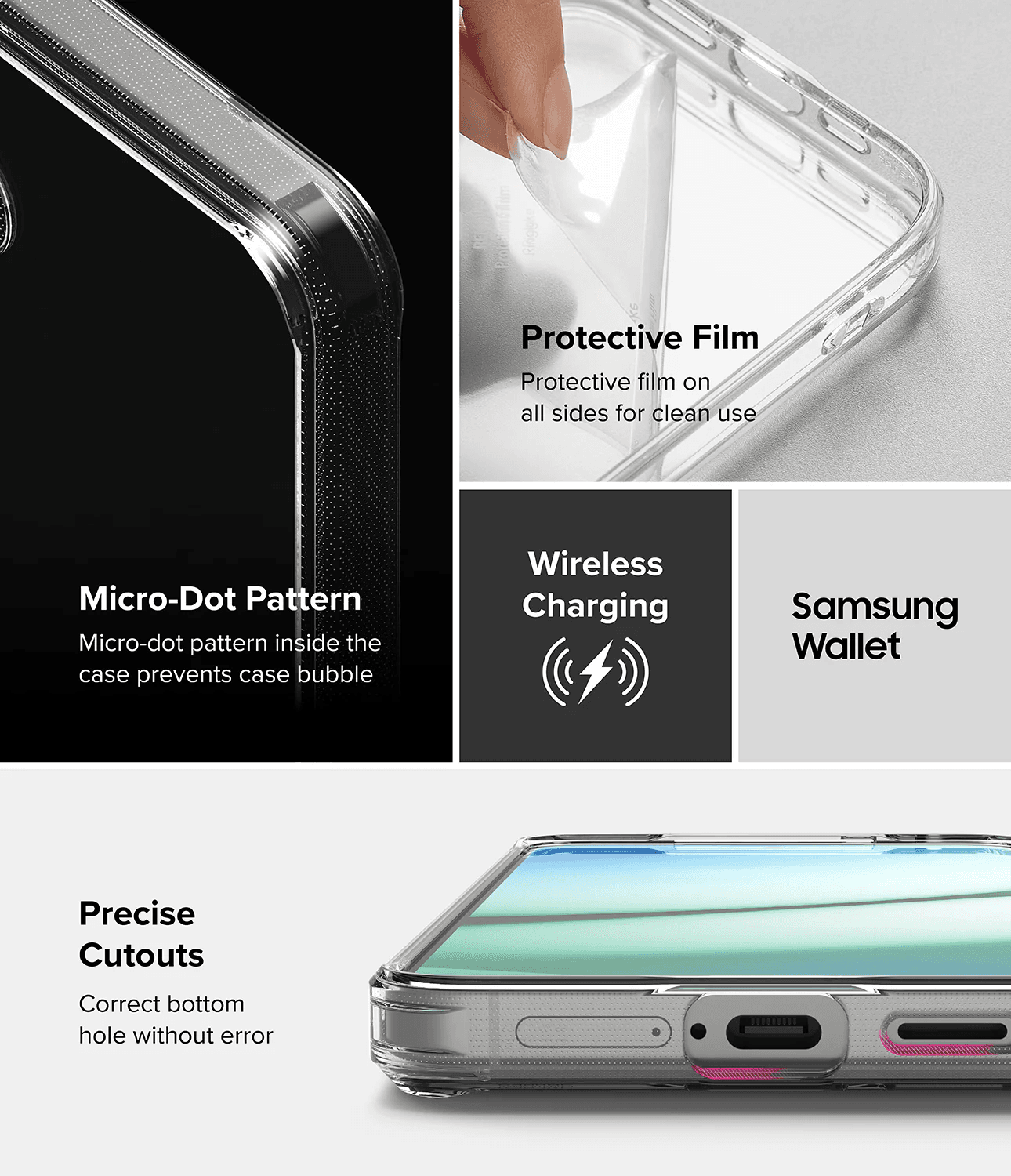 Estuche para Galaxy S25 Plus - Ringke Fusion