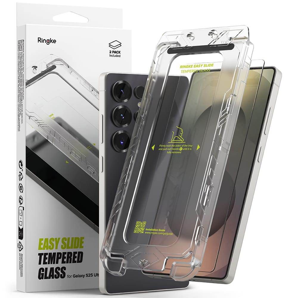 Vidrio Templado para Galaxy S25 Ultra - Ringke Easy Slide Tempered Glass