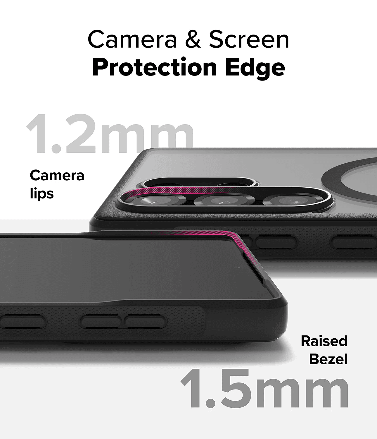 Estuche para Galaxy S25 Ultra - Ringke Fusion Bold Magnetic - Black