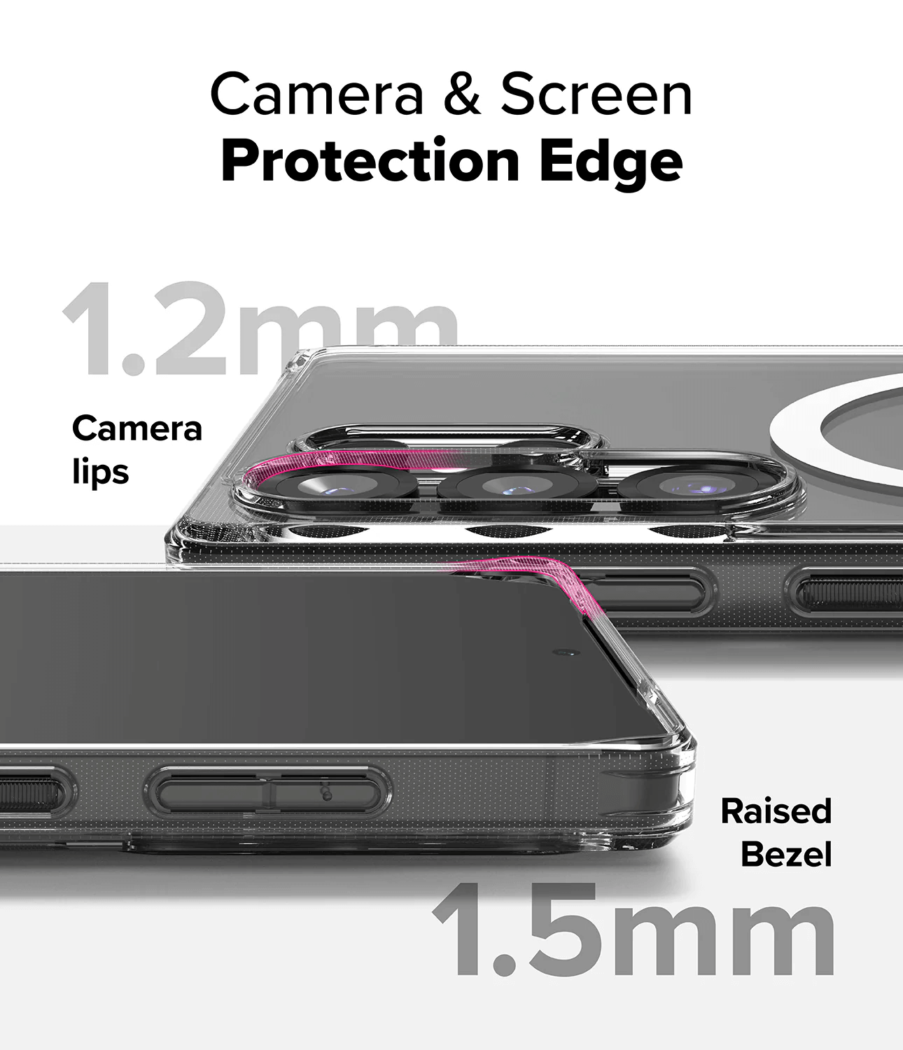 Estuche para Galaxy S25 Ultra - Fusion Magnetic - Matte Clear
