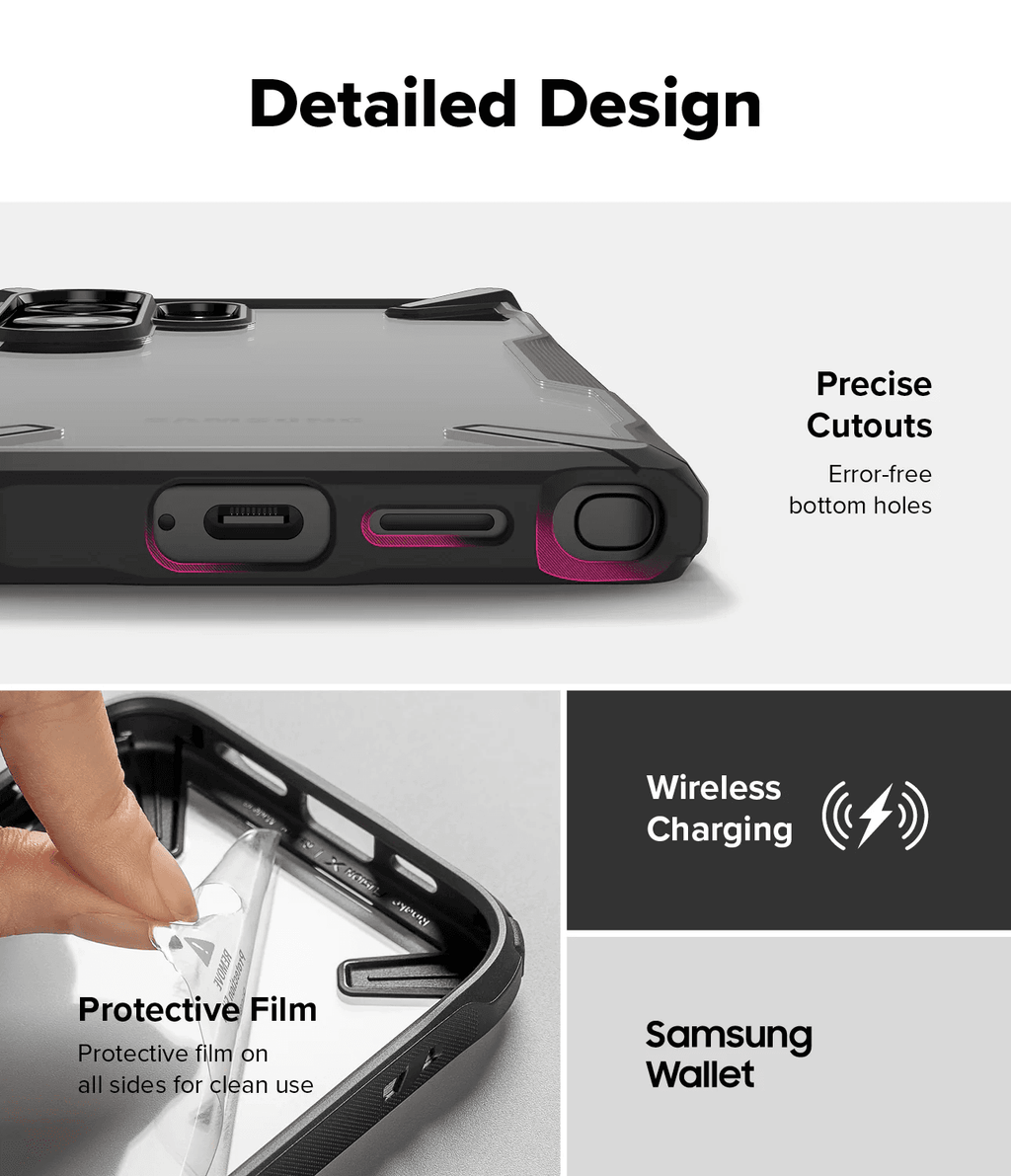 Estuche para Galaxy S25 Ultra - Ringke Fusion-X