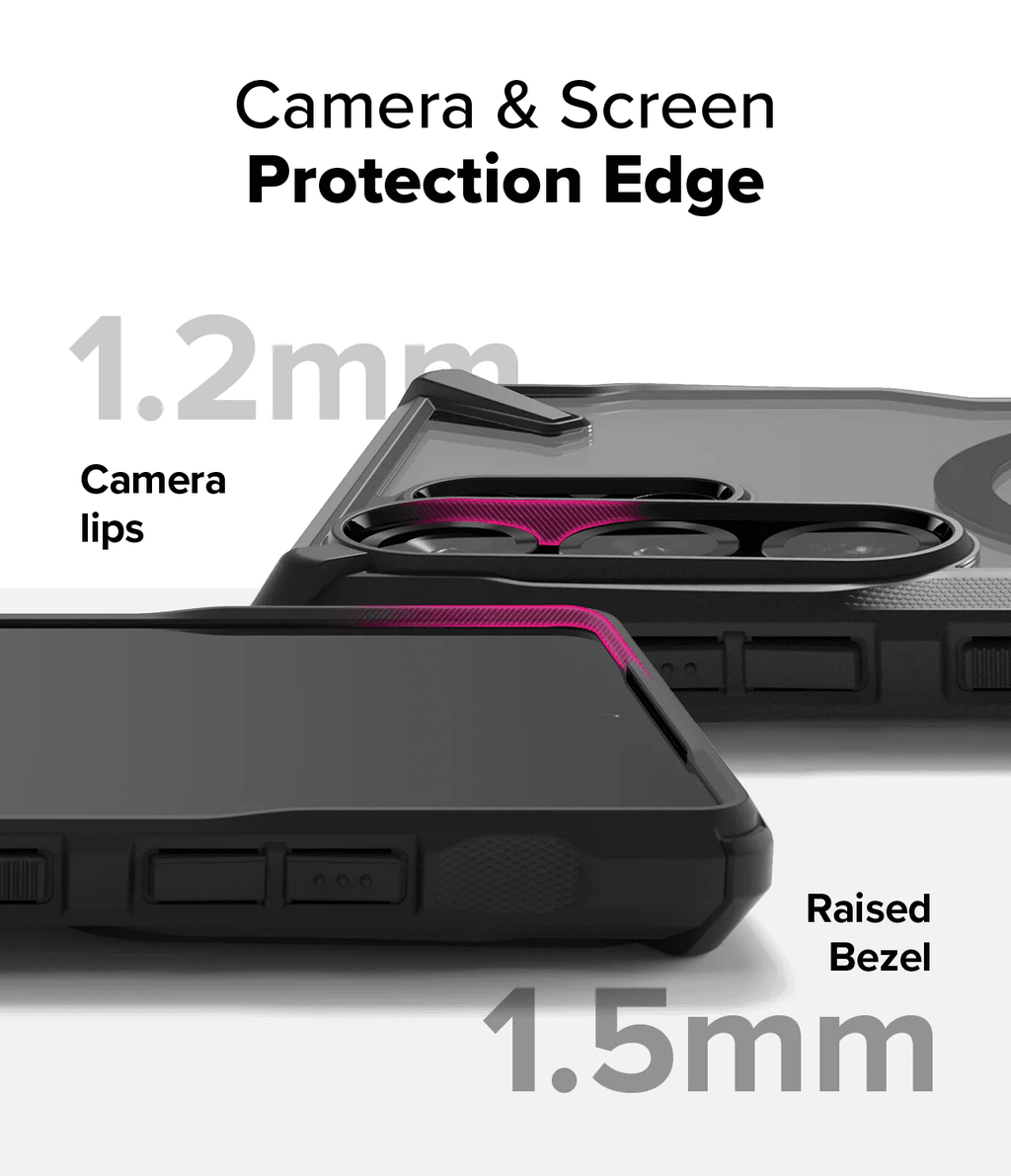 Estuche para Galaxy S25 Ultra - Ringke Fusion-X Magnetic - Black