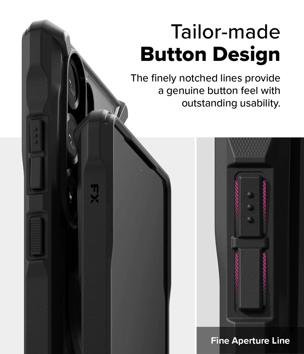 Estuche para Galaxy S25 Ultra - Ringke Fusion-X Magnetic - Black