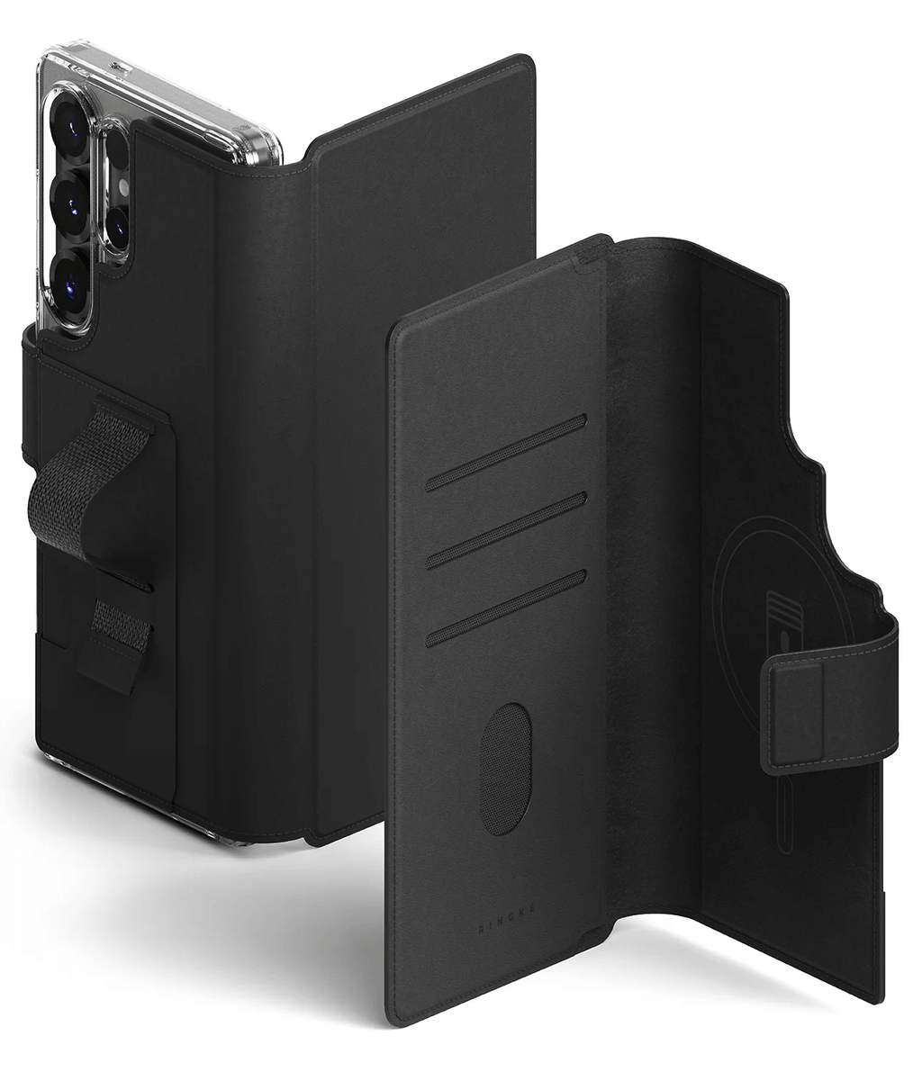 Estuche para Galaxy S25 Ultra / S24 Ultra / S23 Ultra - Ringke Folio Grip Wallet Magnetic