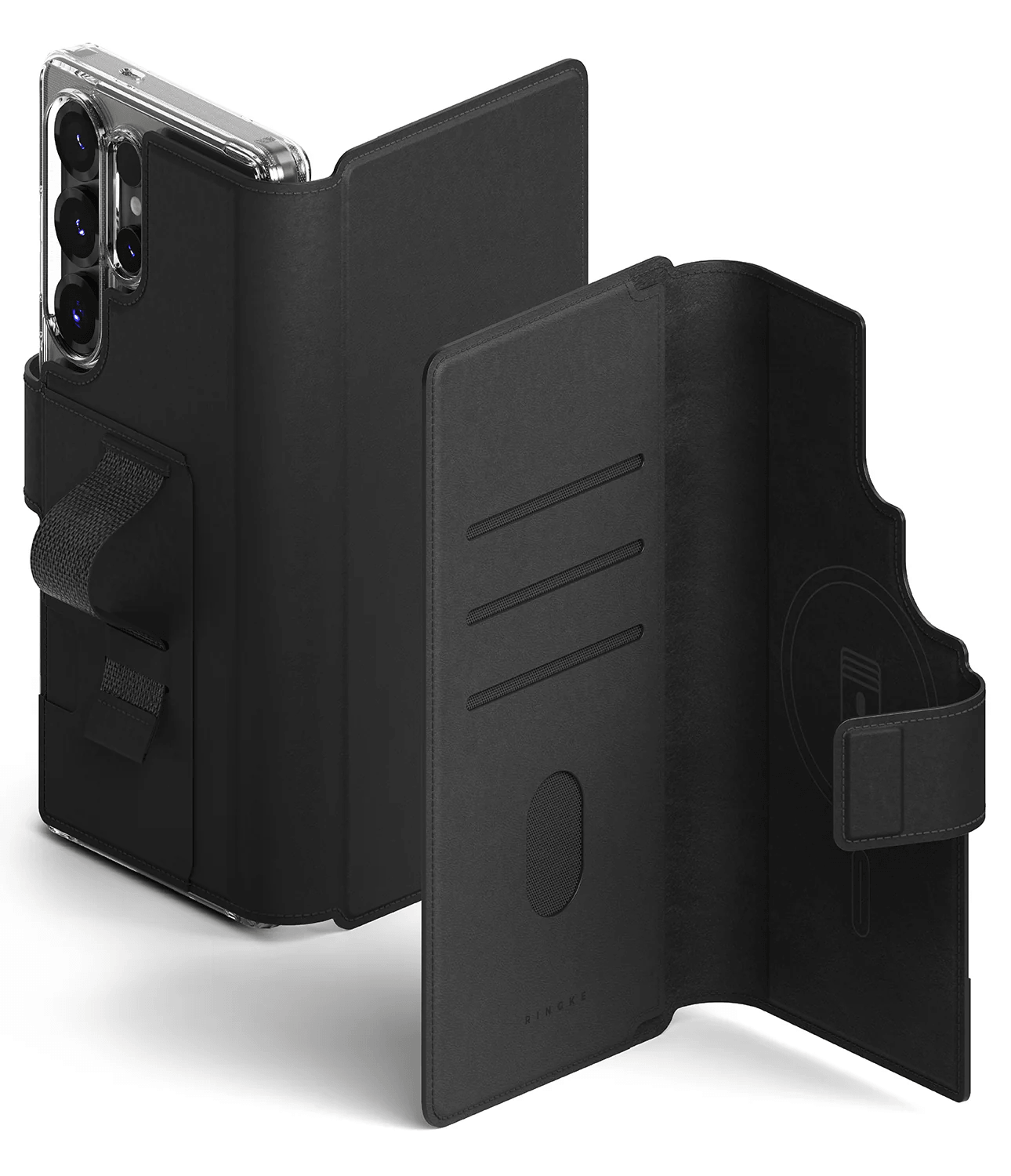 Estuche para Galaxy S25 Ultra / S24 Ultra / S23 Ultra - Ringke Folio Grip Wallet Magnetic