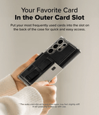 Estuche para Galaxy S25 Ultra / S24 Ultra / S23 Ultra - Ringke Folio Grip Wallet Magnetic