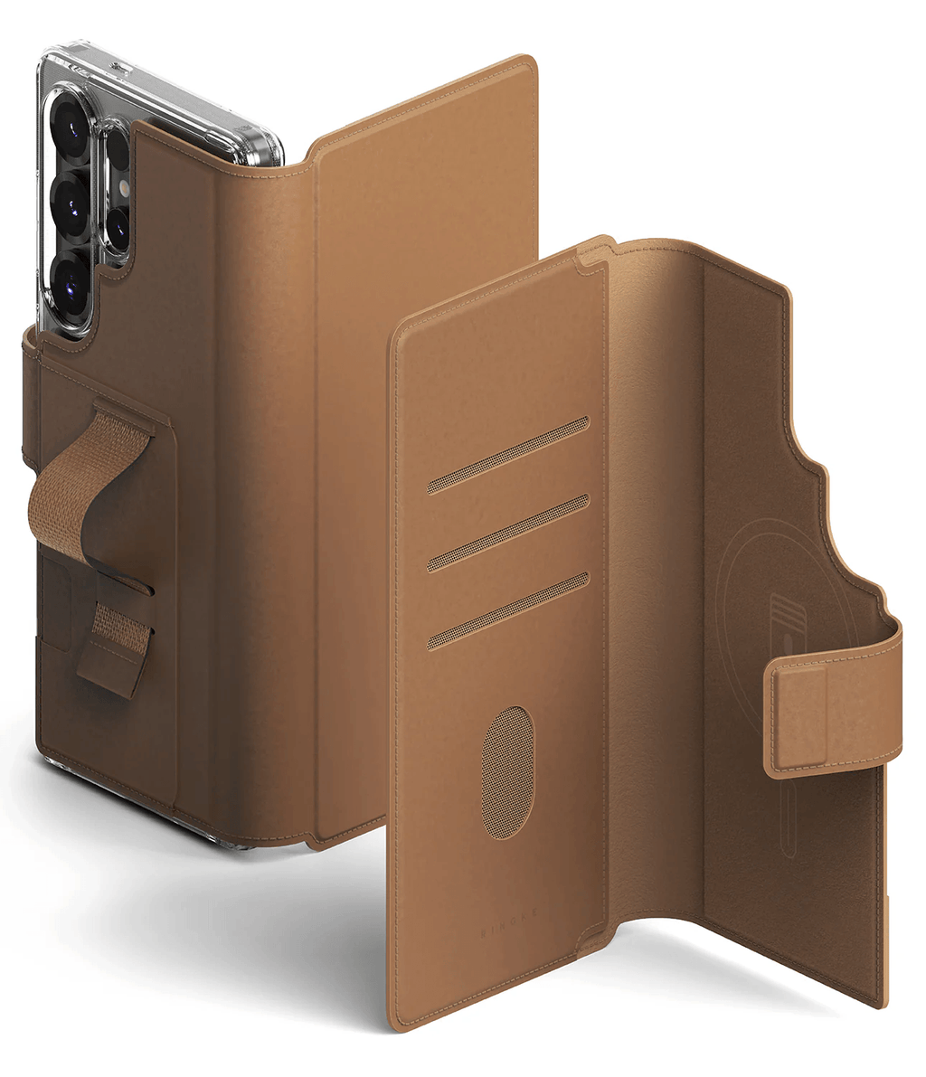 Estuche para Galaxy S25 Ultra / S24 Ultra / S23 Ultra - Ringke Folio Grip Wallet Magnetic