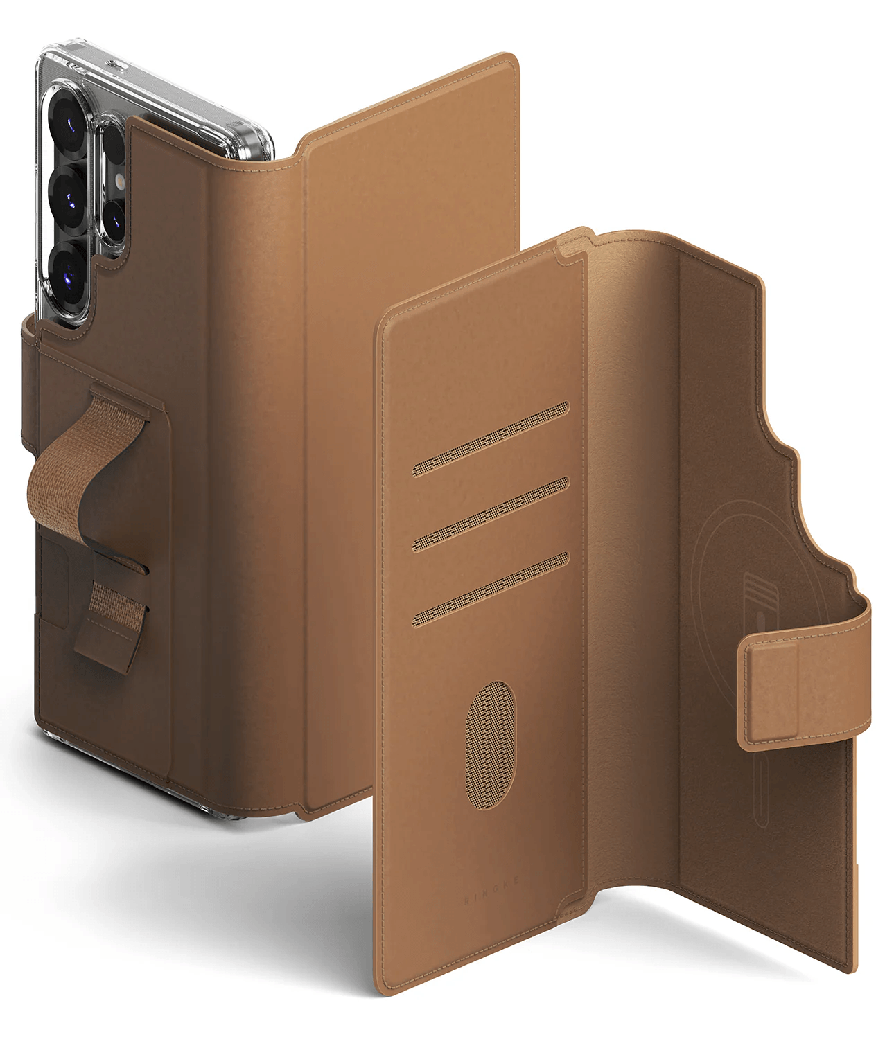 Estuche para Galaxy S25 Ultra / S24 Ultra / S23 Ultra - Ringke Folio Grip Wallet Magnetic