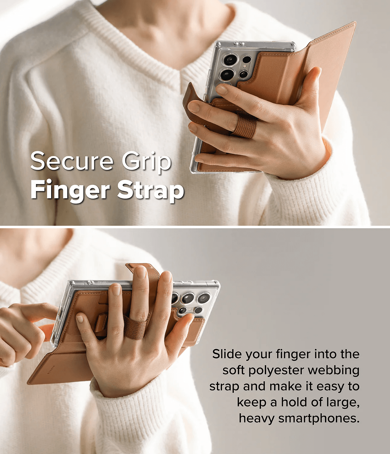 Estuche para Galaxy S25 Ultra / S24 Ultra / S23 Ultra - Ringke Folio Grip Wallet Magnetic