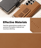 Estuche para Galaxy S25 Ultra / S24 Ultra / S23 Ultra - Ringke Folio Grip Wallet Magnetic