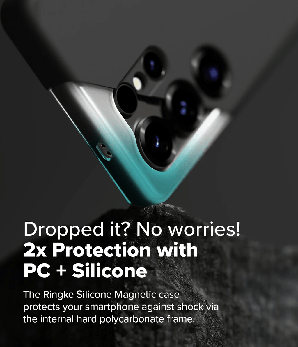 Estuche para Galaxy S25 Ultra - Ringke Silicone Magnetic