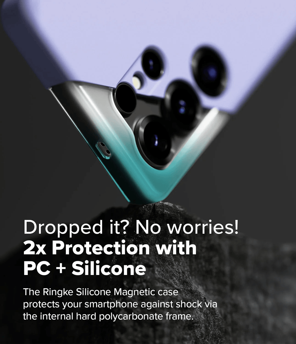 Estuche para Galaxy S25 Ultra - Ringke Silicone Magnetic