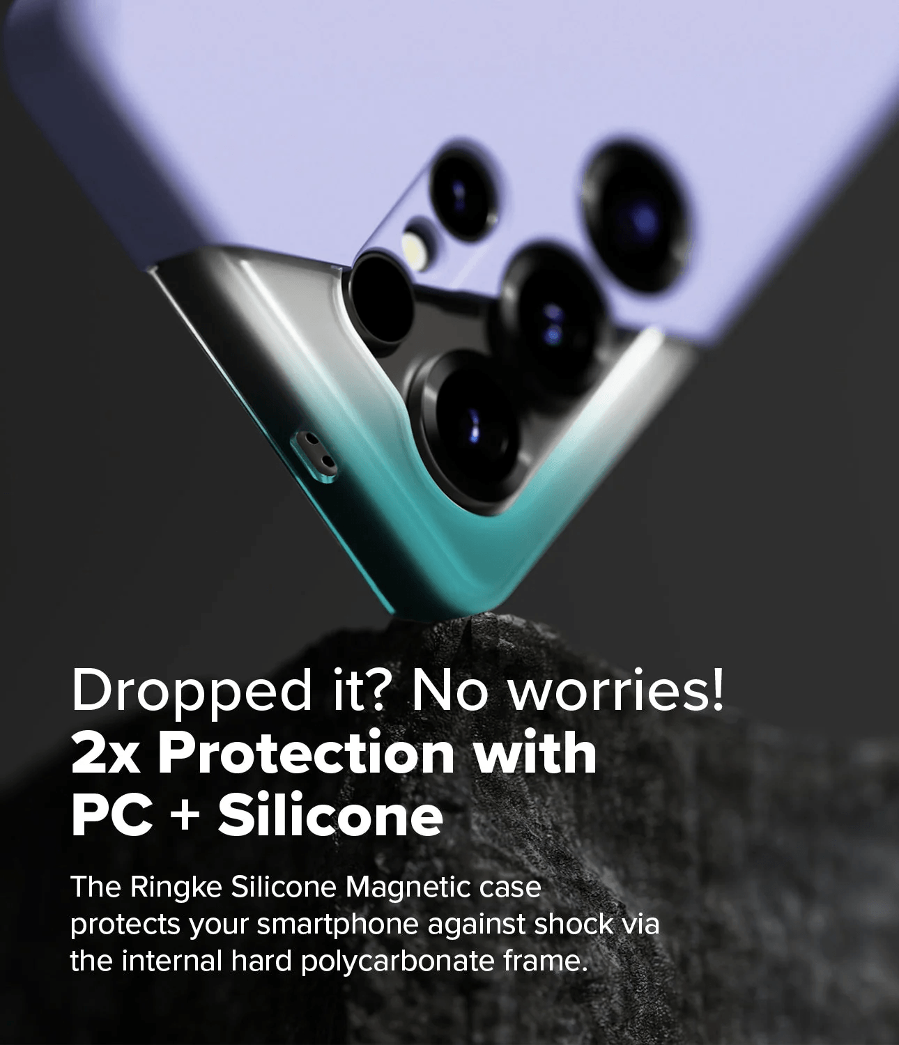 Estuche para Galaxy S25 Ultra - Ringke Silicone Magnetic