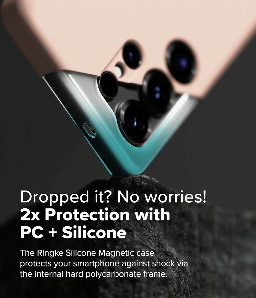 Estuche para Galaxy S25 Ultra - Ringke Silicone Magnetic