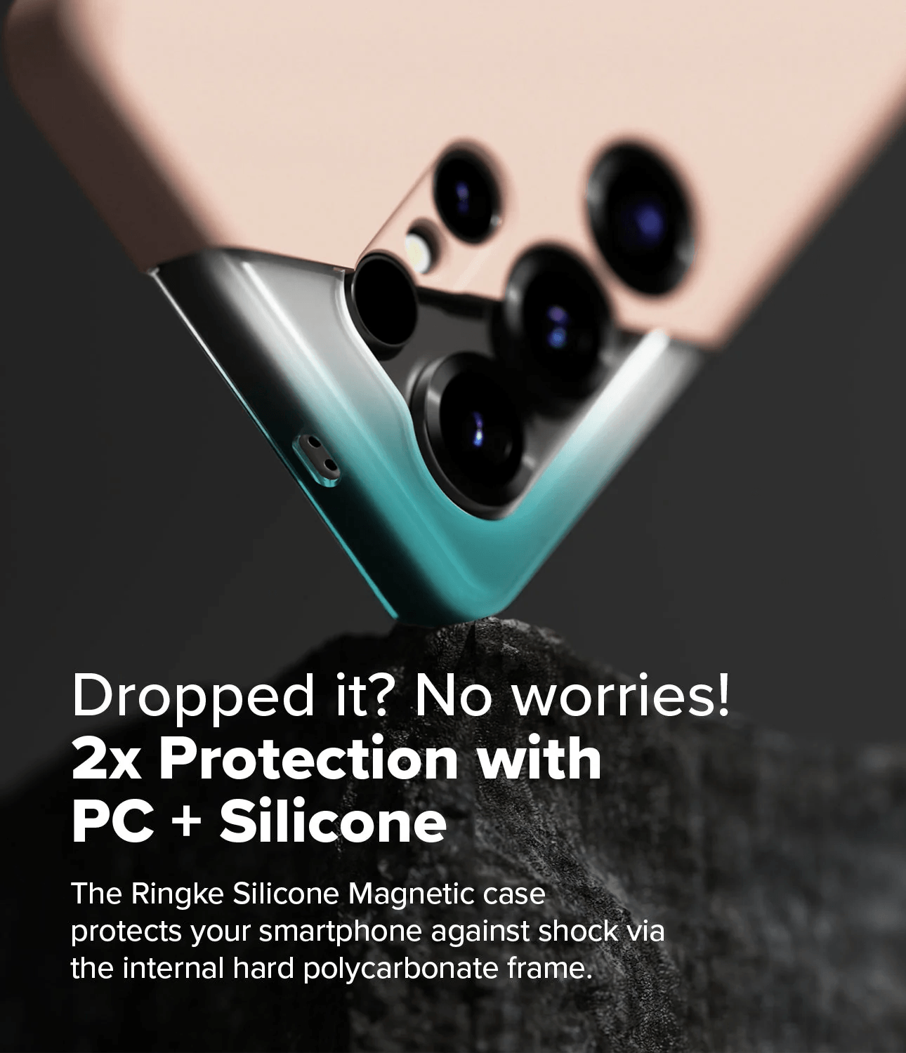 Estuche para Galaxy S25 Ultra - Ringke Silicone Magnetic
