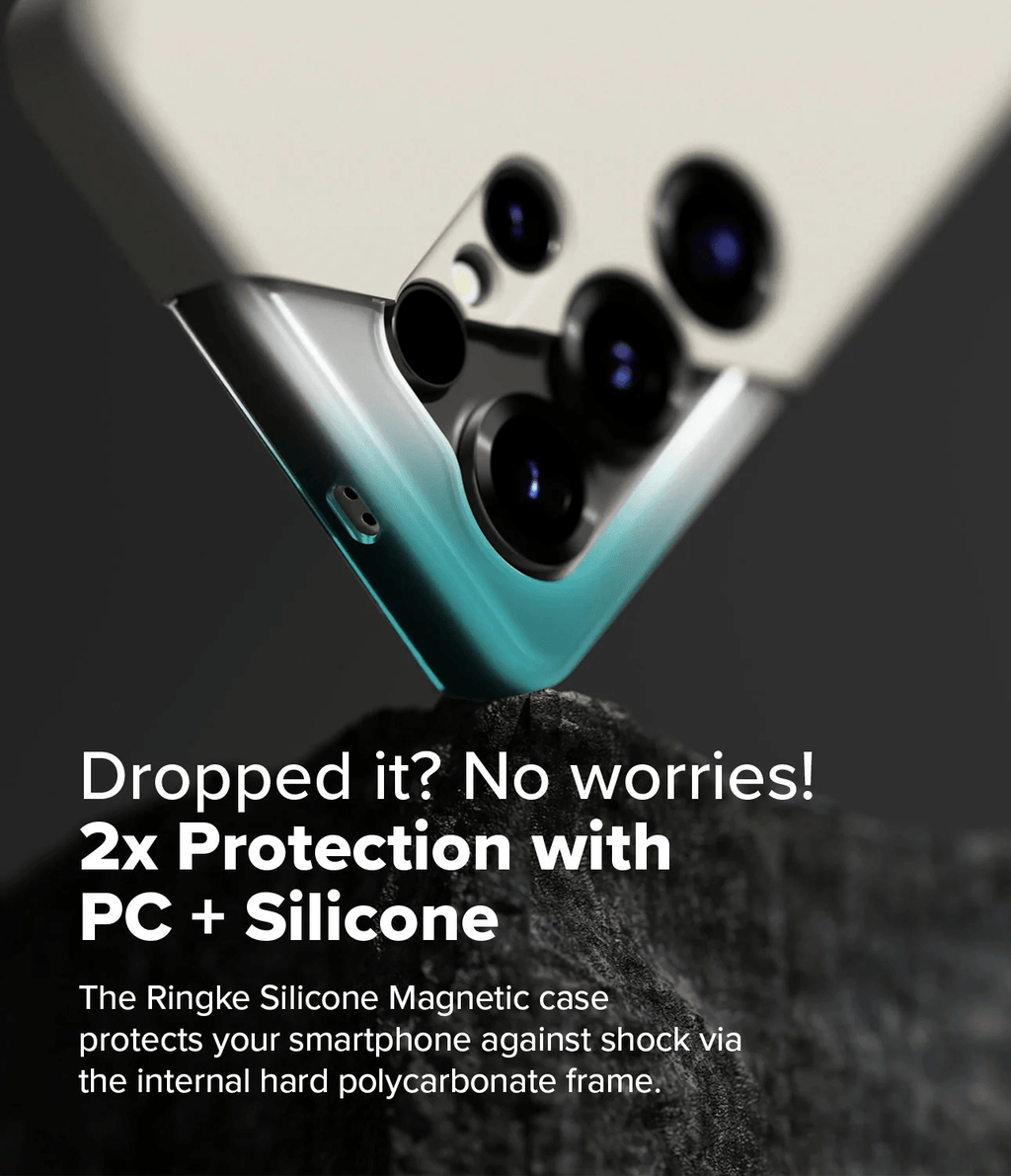 Estuche para Galaxy S25 Ultra - Ringke Silicone Magnetic