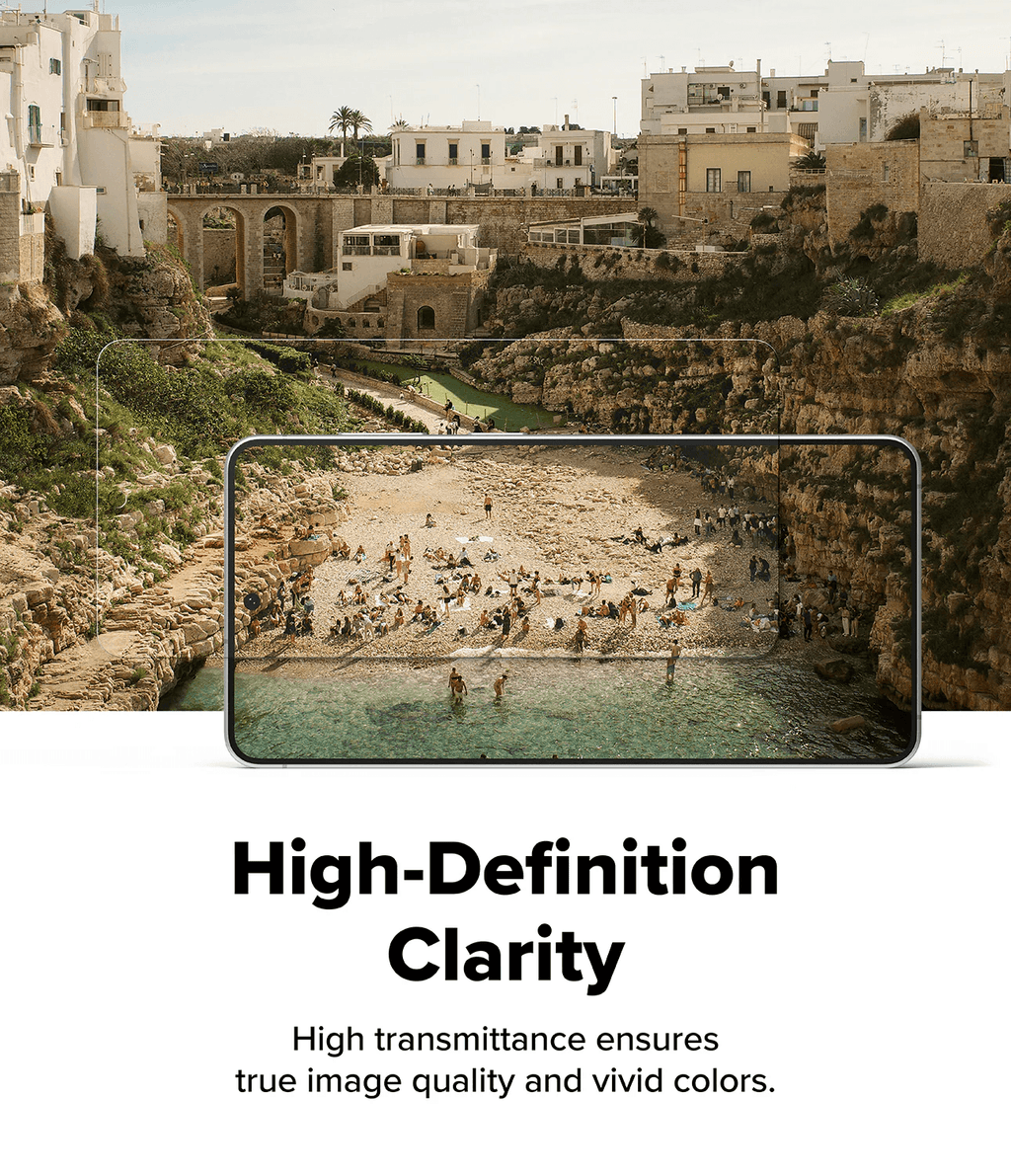 Vidrio Templado para Galaxy S26 - Ringke Easy Slide - Privacy Glass