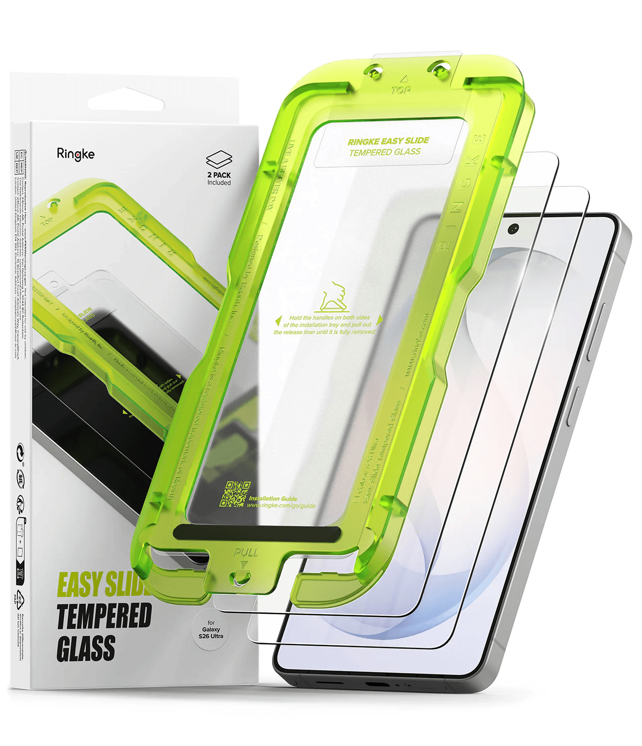 Vidrio Templado para Galaxy S26 - Ringke Easy Slide - Tempered Glass
