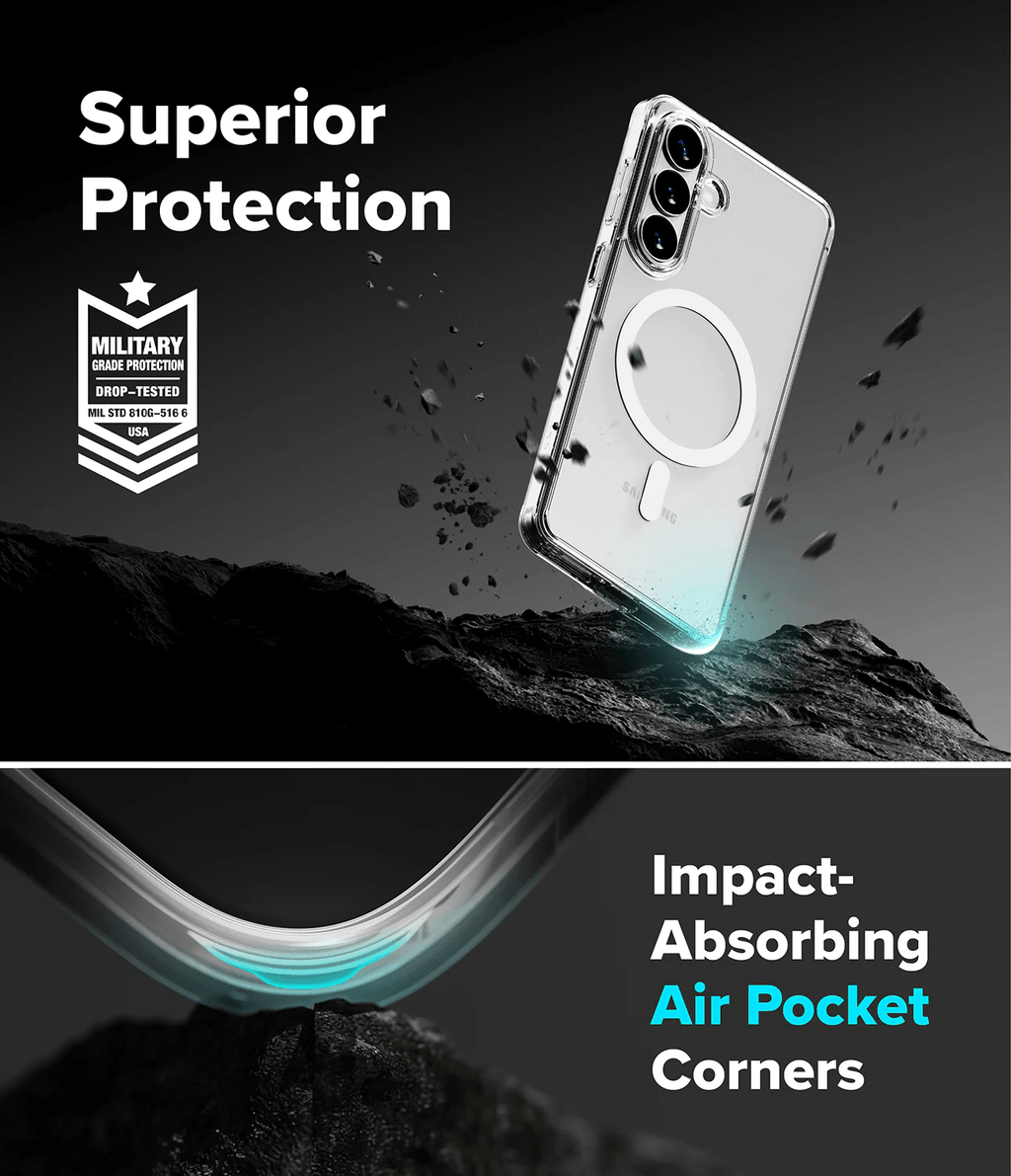 Estuche para Galaxy S26 - Ringke Fusion Magnetic - Clear