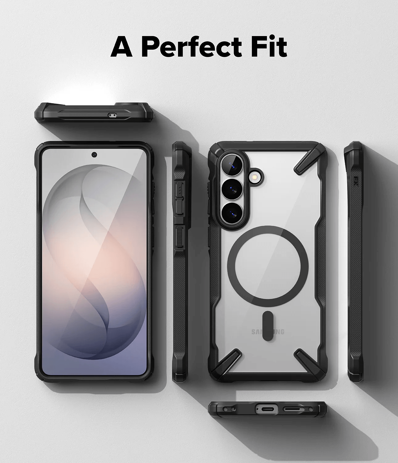 Estuche para Galaxy S26 - Ringke Fusion-X Magnetic - Black