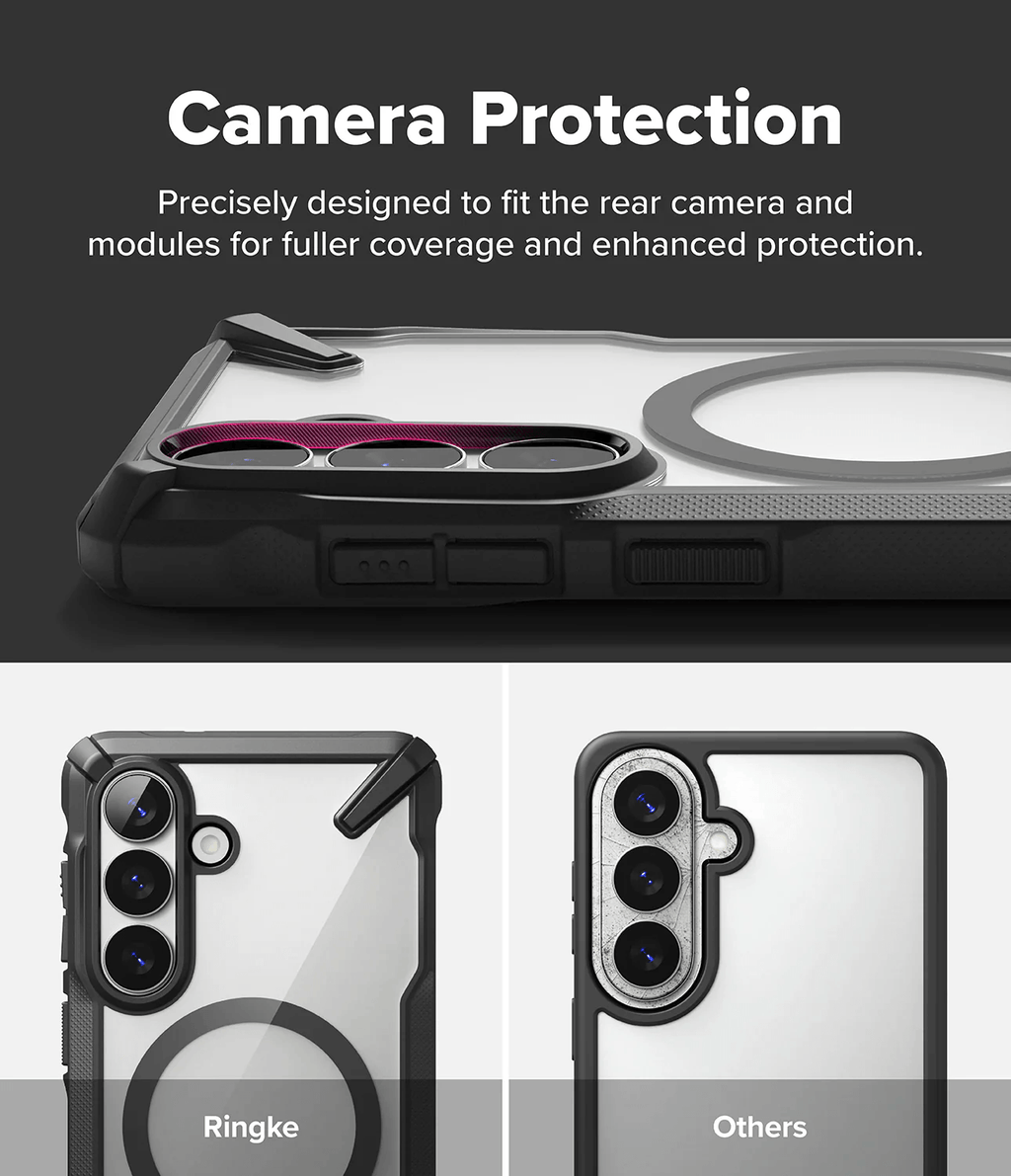 Estuche para Galaxy S26 - Ringke Fusion-X Magnetic - Black