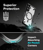 Estuche para Galaxy S26 - Ringke Fusion-X Magnetic - Black