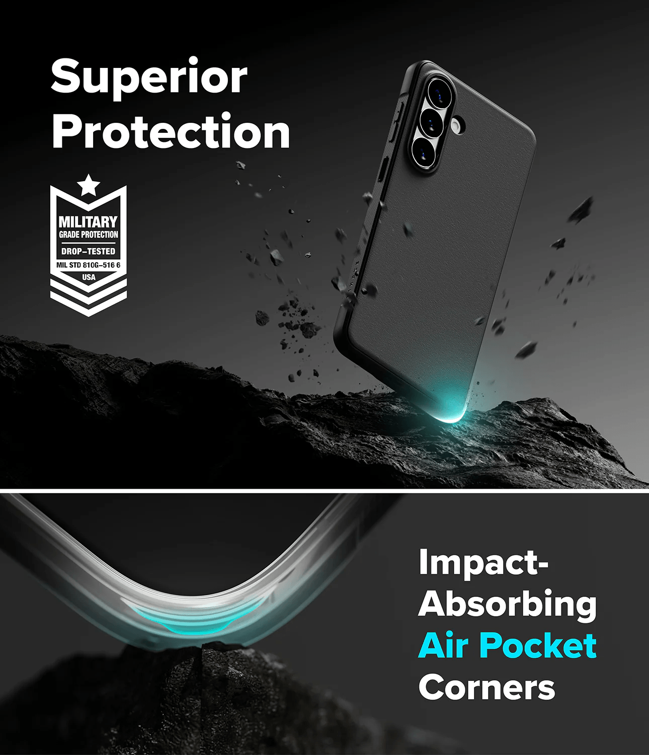 Estuche para Galaxy S26 - Ringke Onyx Magnetic - Black