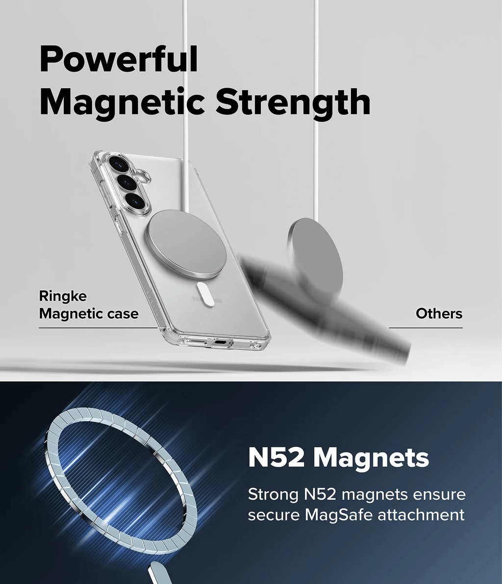 Estuche para Galaxy S26 Plus - Ringke Fusion Magnetic - Clear