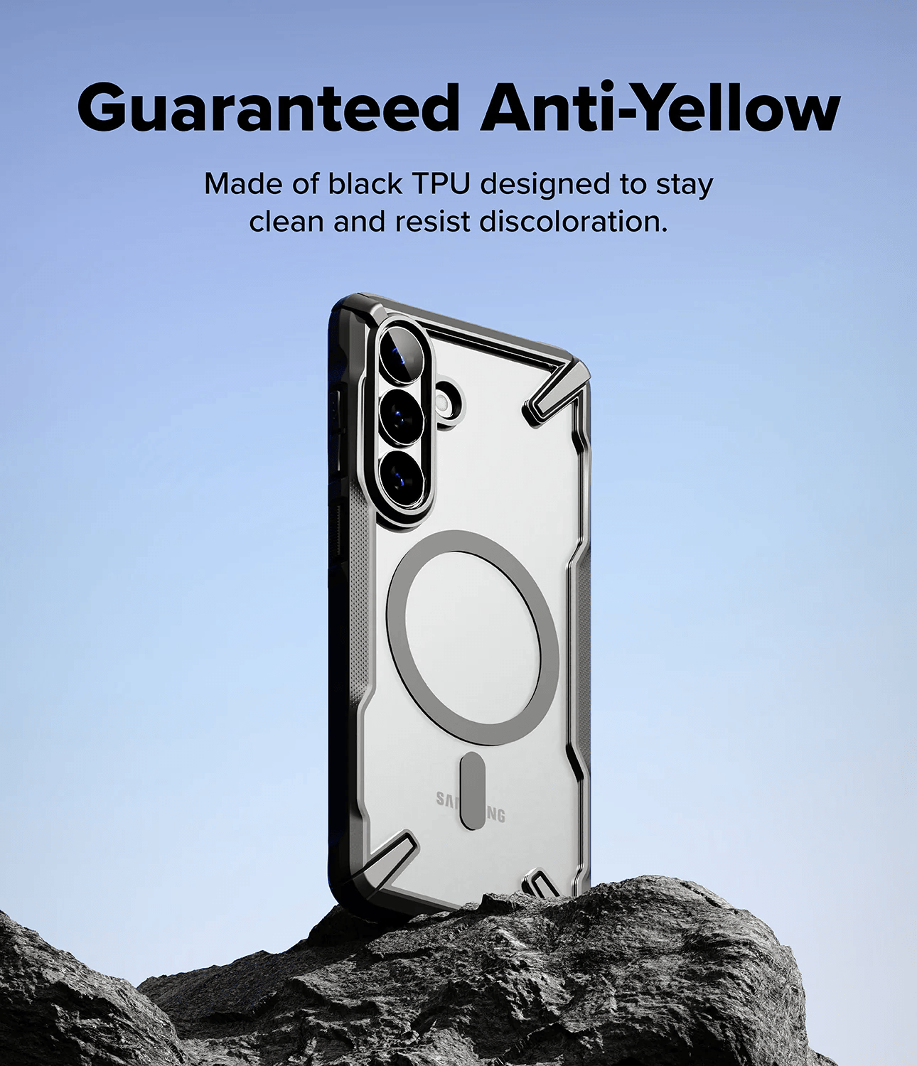 Estuche para Galaxy S26 Plus - Ringke Fusion-X Magnetic - Black