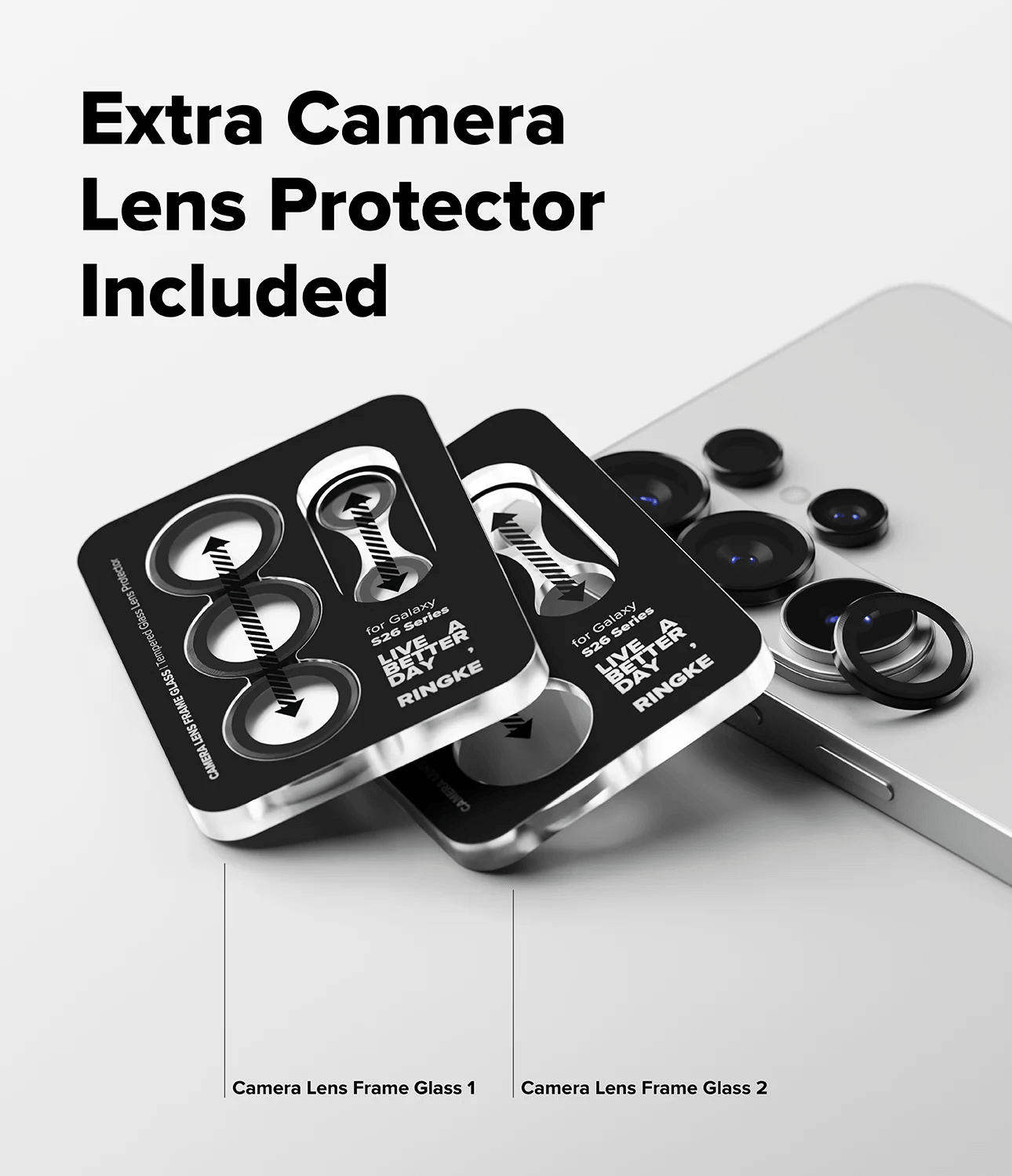 Protector de Cámara para Galaxy S26 Ultra - Ringke Camera Lens Frame Glass