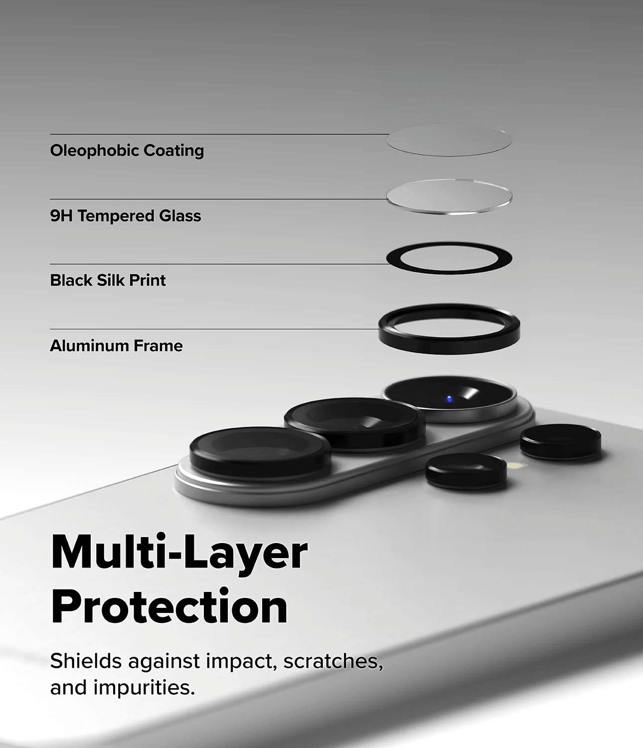Protector de Cámara para Galaxy S26 Ultra - Ringke Camera Lens Frame Glass