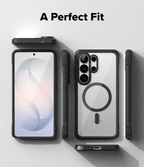 Estuche para Galaxy S26 Ultra - Ringke Fusion Bold Magnetic - Black