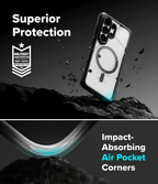 Estuche para Galaxy S26 Ultra - Ringke Fusion Bold Magnetic - Black