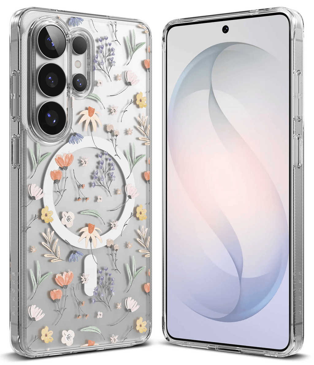 Estuche para Galaxy S26 Ultra - Ringke Fusion Design Magnetic - Dry Flowers