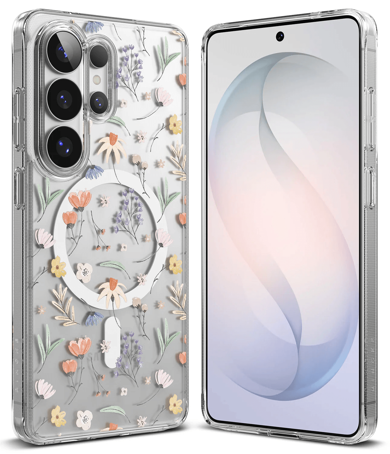 Estuche para Galaxy S26 Ultra - Ringke Fusion Design Magnetic - Dry Flowers