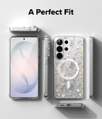 Estuche para Galaxy S26 Ultra - Ringke Fusion Design Magnetic - Dry Flowers