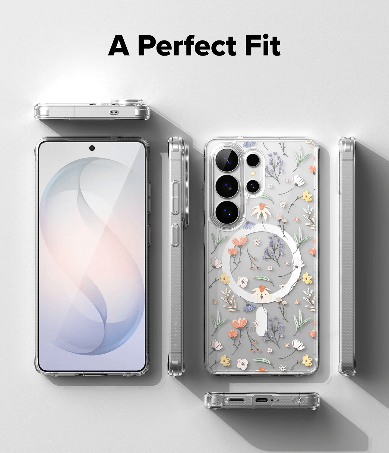 Estuche para Galaxy S26 Ultra - Ringke Fusion Design Magnetic - Dry Flowers