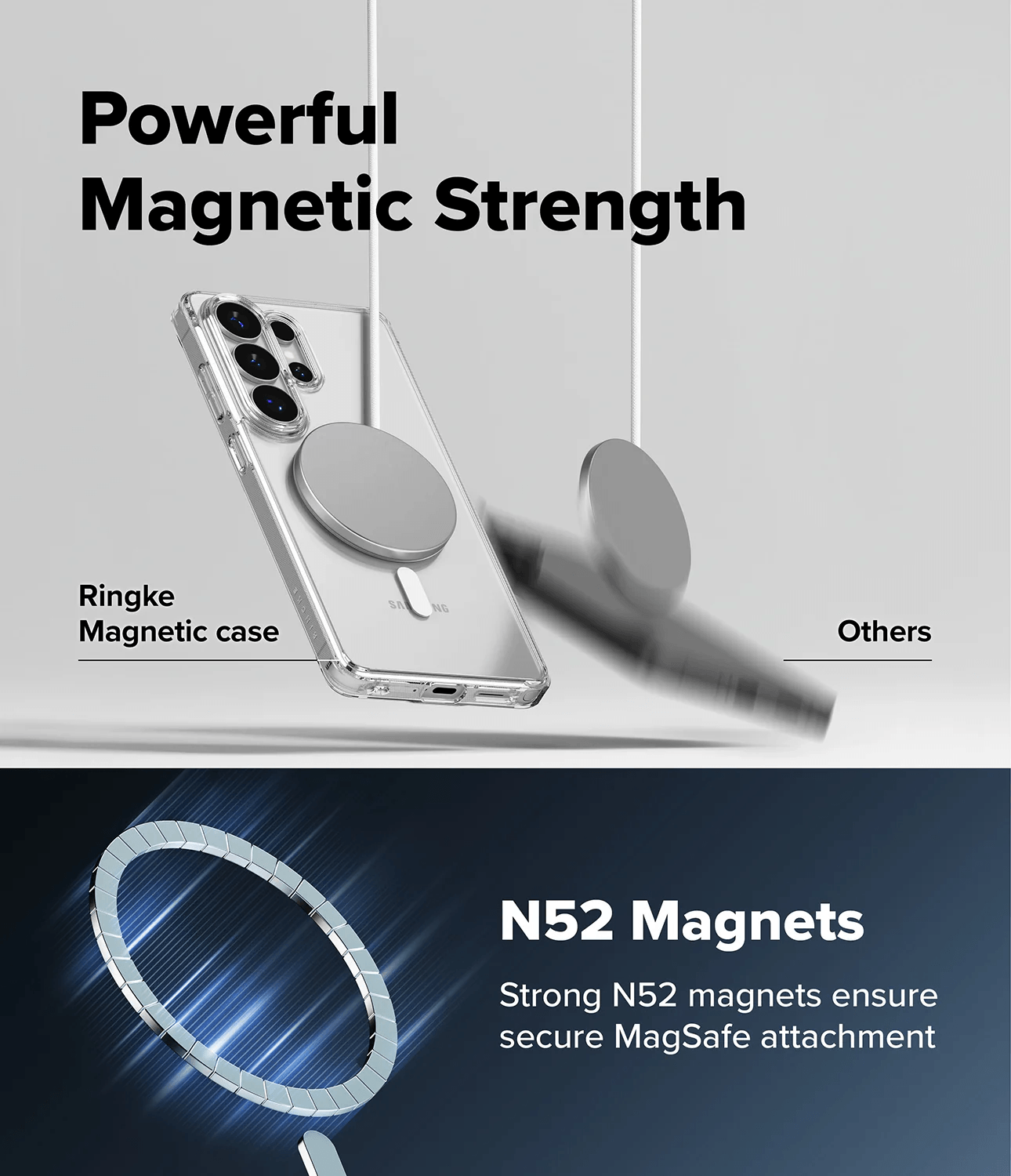 Estuche para Galaxy S26 Ultra - Ringke Fusion Magnetic