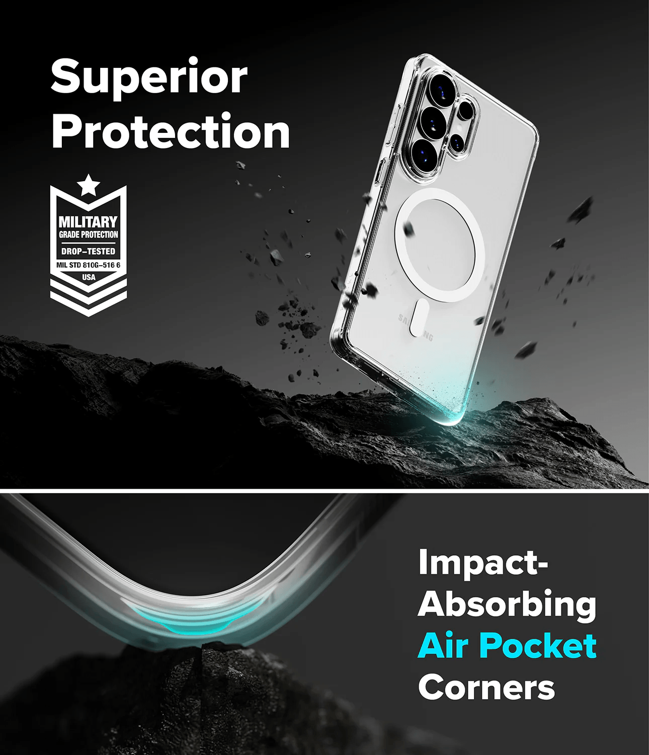 Estuche para Galaxy S26 Ultra - Ringke Fusion Magnetic