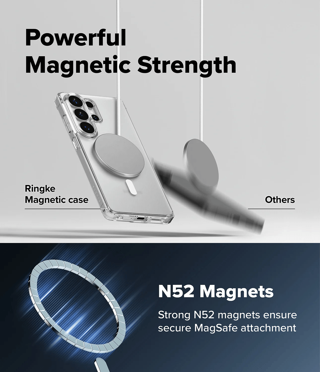 Estuche para Galaxy S26 Ultra - Ringke Fusion Magnetic