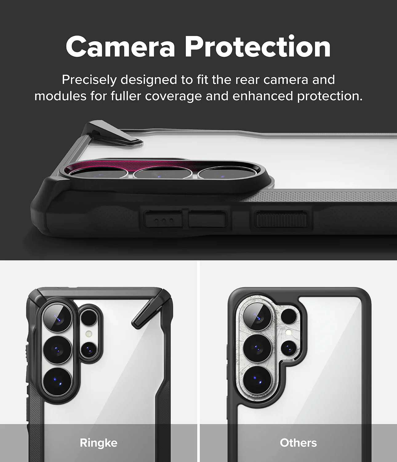 Estuche para Galaxy S26 Ultra - Ringke Fusion-X