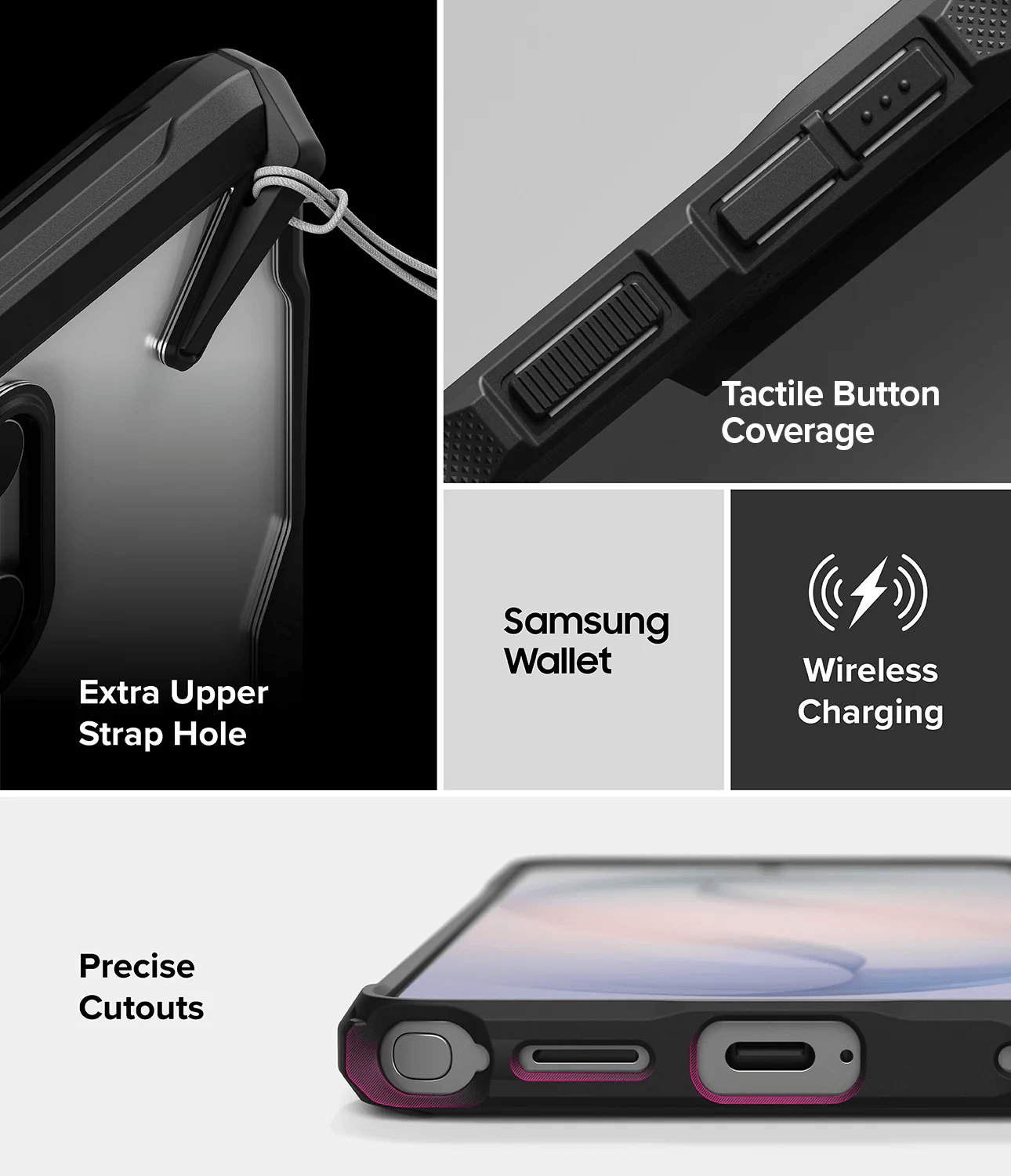 Estuche para Galaxy S26 Ultra - Ringke Fusion-X